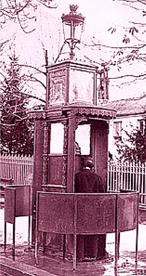 Vintage kiosk