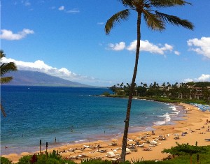 Beach at Maui, Hawaii