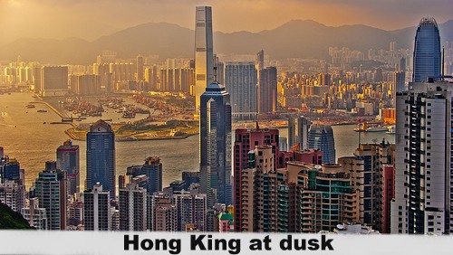 Hong Kong harbor