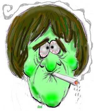 Smoker cartoon